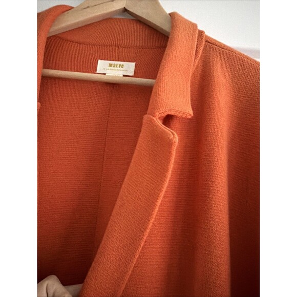 Maeve Anthropologie Cheri Longline Cardigan Sweater Blazer Orange X-Large - Picture 6 of 10